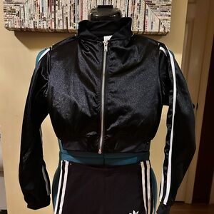 Black hip hop Track Jacket